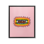 Thankful For My Community Framed Canvas Print Gallery Image 8
