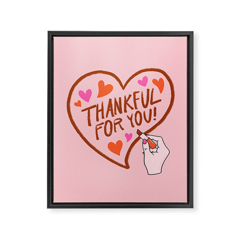 Thankful For You Framed Canvas Print Gallery Image 8