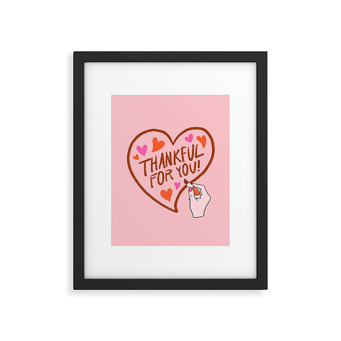 Thankful For You Framed Art Print Gallery Image 1
