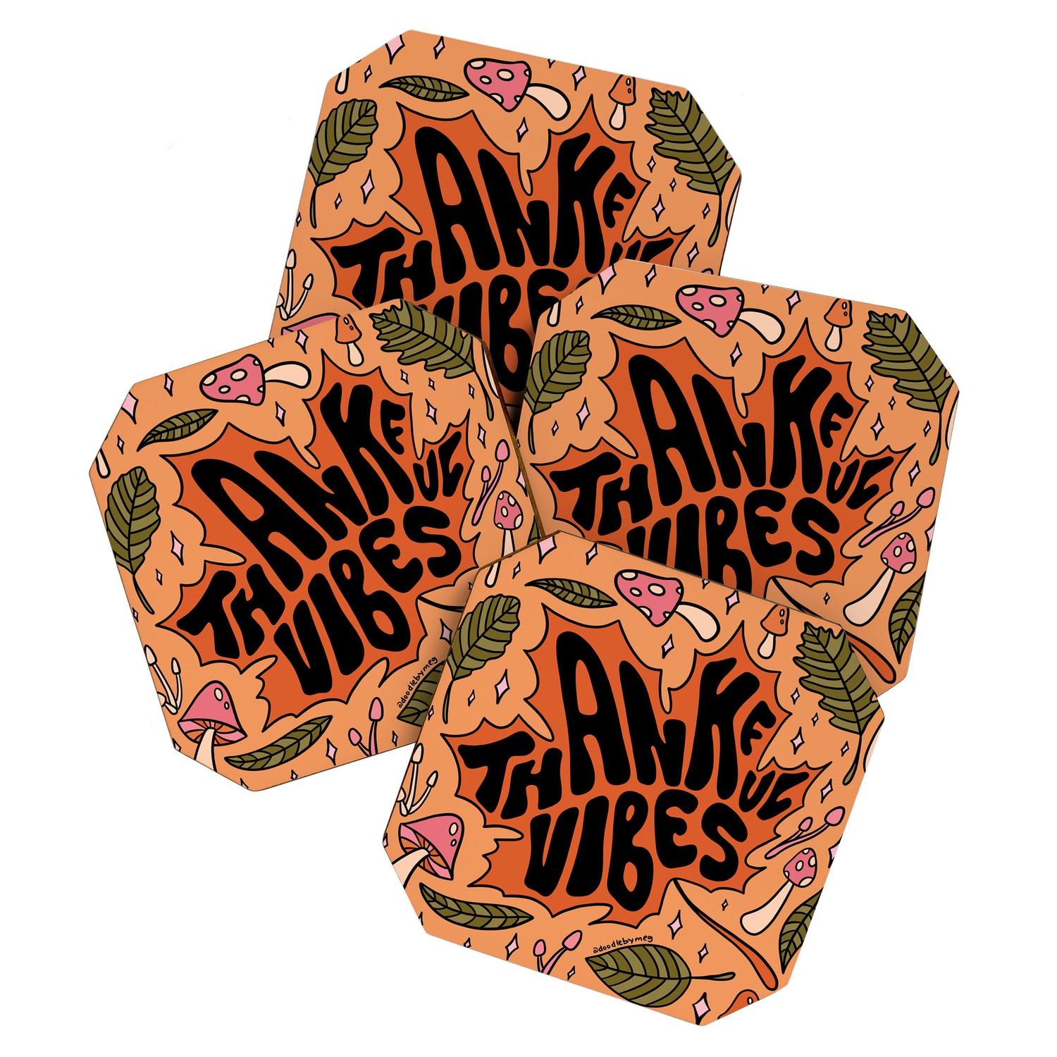 Thankful Vibes Coaster Gallery Image 1