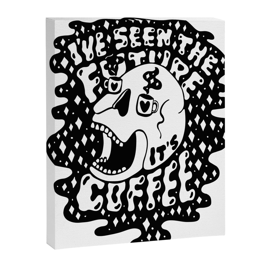 The Future is Coffee Canvas Print Gallery Image 8