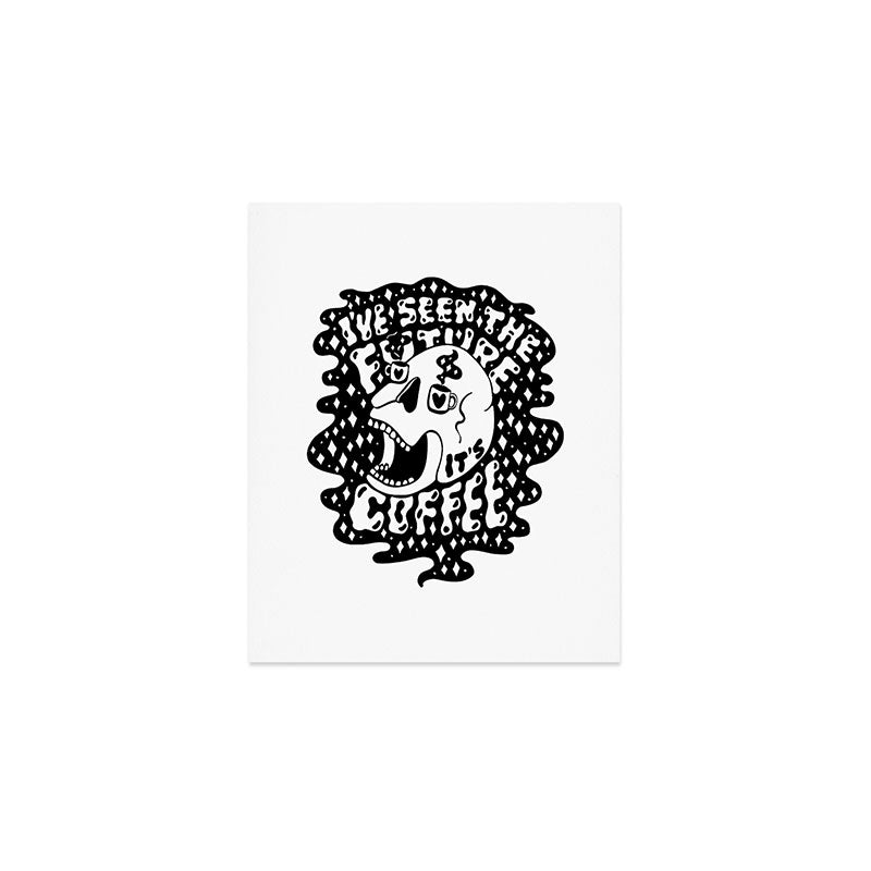 The Future is Coffee Art Print Gallery Image 1