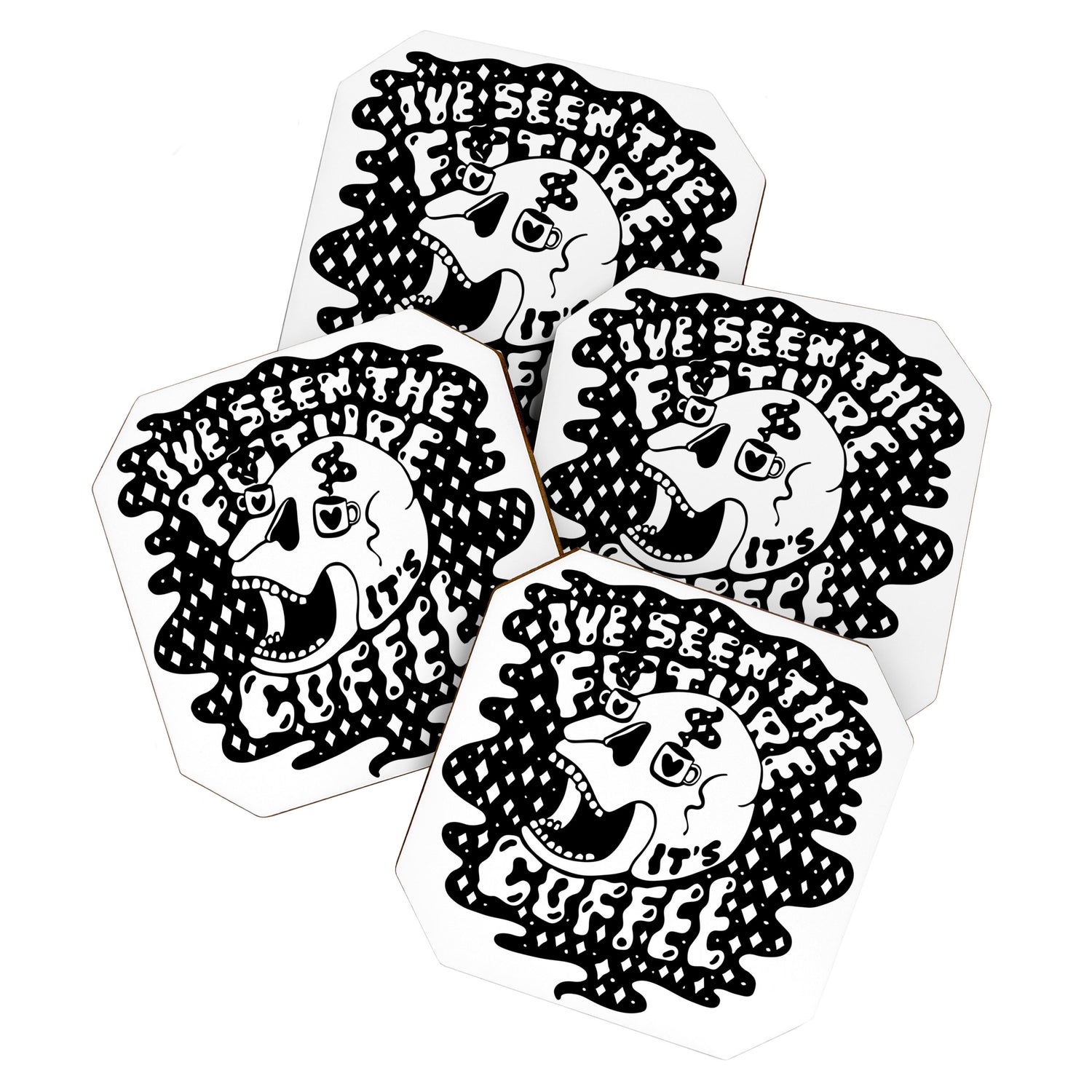 The Future is Coffee Coaster Gallery Image 1