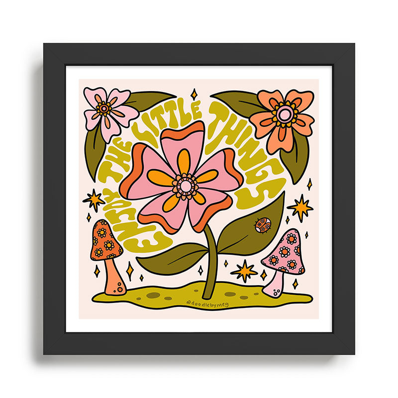 The Little Things Framed Art Print Gallery Image 1