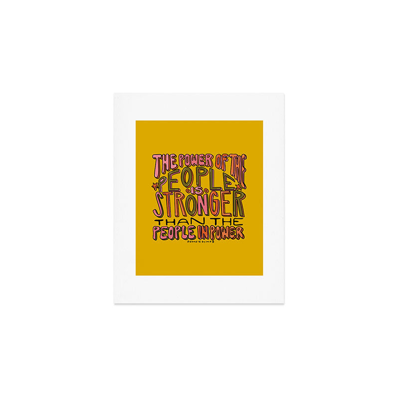 The Power of the People Art Print Gallery Image 1