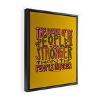 The Power of the People Framed Canvas Print Gallery Image 2