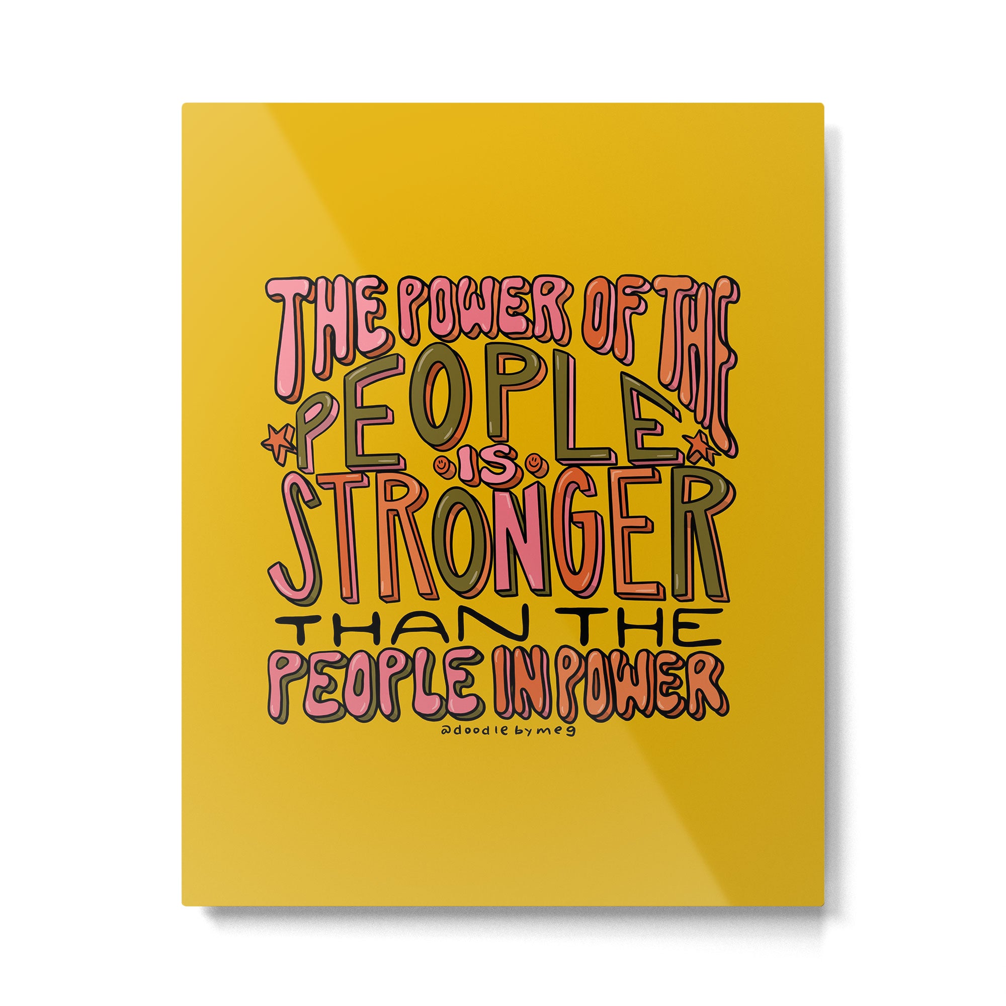 The Power of the People Metal Print Gallery Image 6