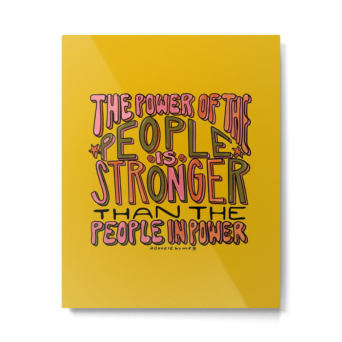 The Power of the People Metal Print Gallery Image 1
