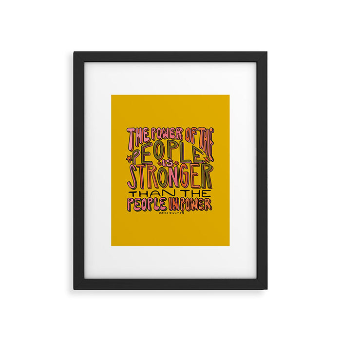 The Power of the People Framed Art Print Gallery Image 1