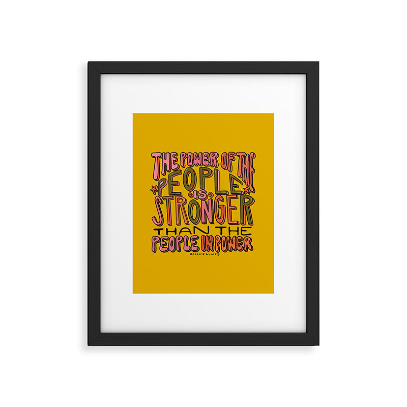The Power of the People Framed Art Print Gallery Image 6