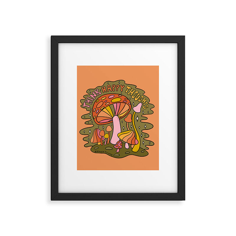 Think Happy Thoughts Framed Art Print Gallery Image 6