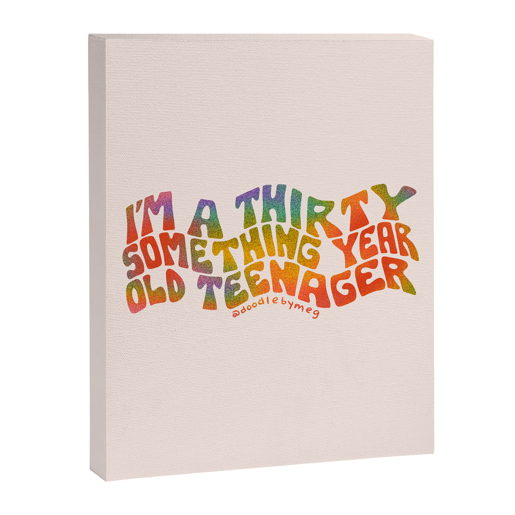 Thirty Something Year Old Teenager Canvas Print Gallery Image 8
