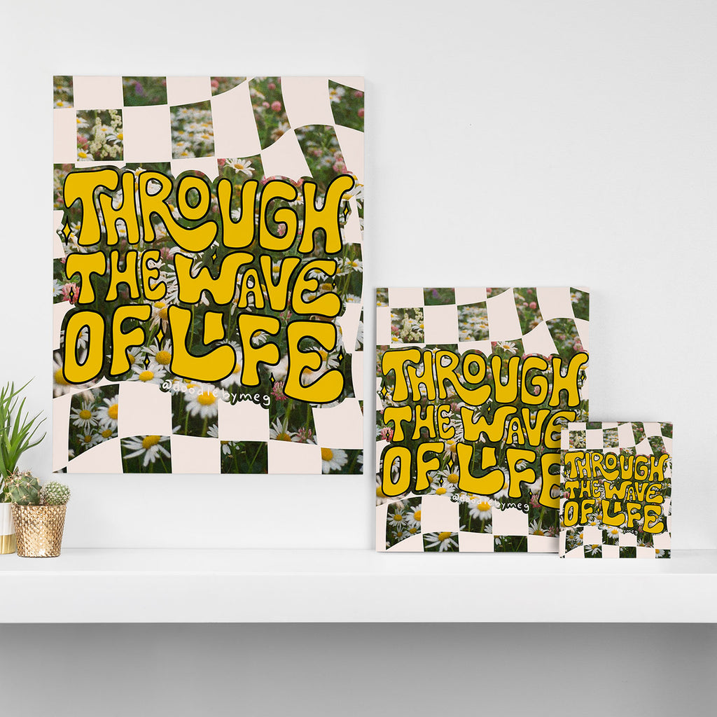 Through the Wave of Life Canvas Print Gallery Image 3