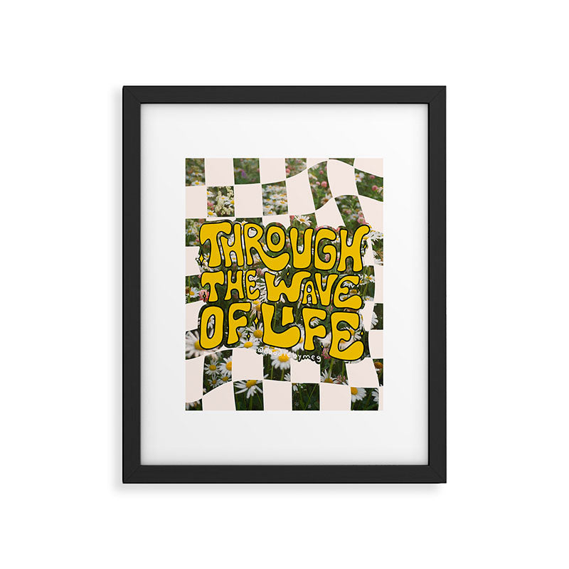 Through the Wave of Life Framed Art Print Gallery Image 4