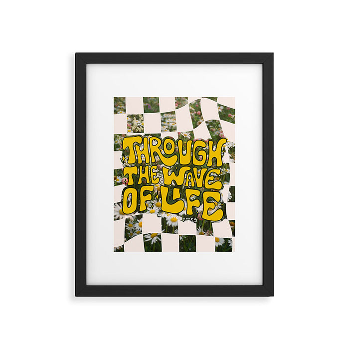 Through the Wave of Life Framed Art Print Gallery Image 1