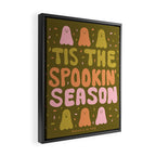 'Tis the Spookin Season in Green Framed Canvas Print Gallery Image 2