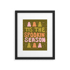 'Tis the Spookin Season in Green Framed Art Print Gallery Image 6