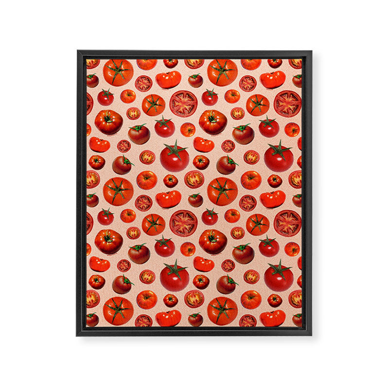 Tomato Collage Print Framed Canvas Print Gallery Image 8