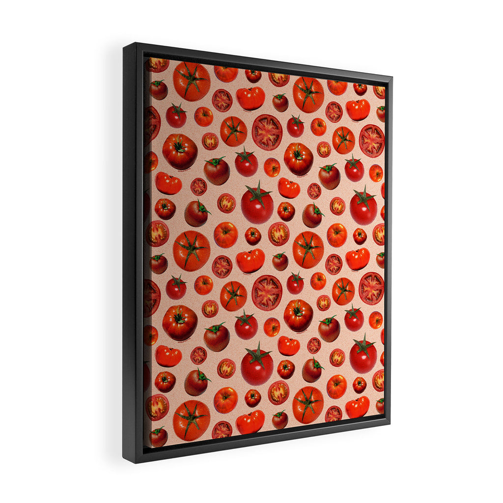 Tomato Collage Print Framed Canvas Print Gallery Image 2