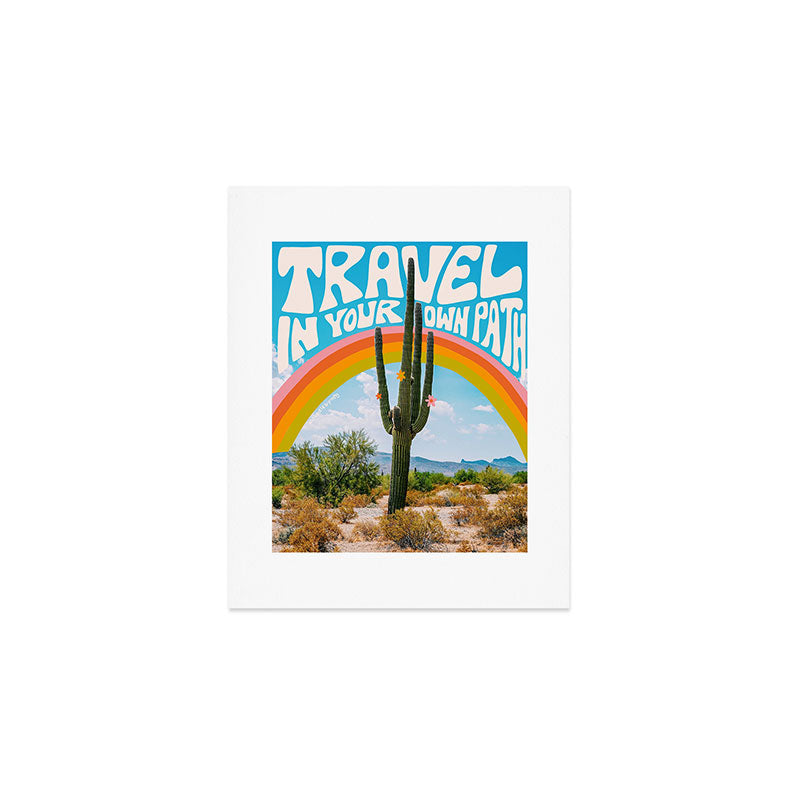 Travel In Your Own Path Art Print Gallery Image 1