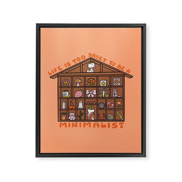 Trinket Shelf Framed Canvas Print Gallery Image 1