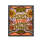 Trust The Process Framed Canvas Print Gallery Image 8