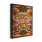 Trust The Process Framed Canvas Print Gallery Image 2