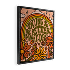Trying to Be Better Framed Canvas Print Gallery Image 2