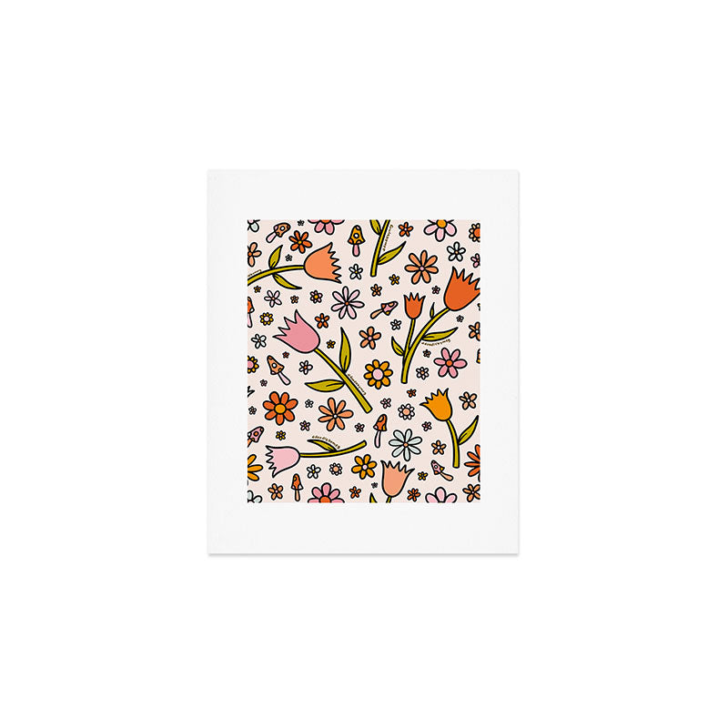 Tulip Print Art Print Gallery Image 1
