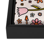 Tulip Print Framed Canvas Print Gallery Image 3