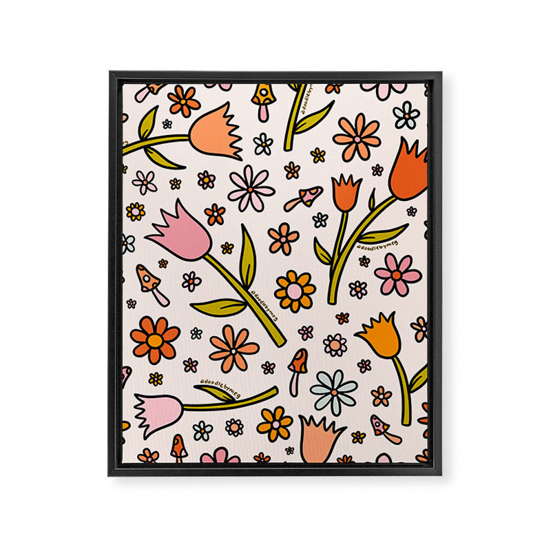 Tulip Print Framed Canvas Print Gallery Image 8