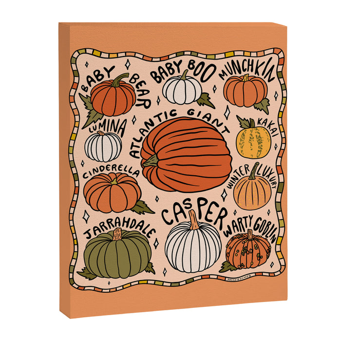 Types of Pumpkins Canvas Print Gallery Image 1