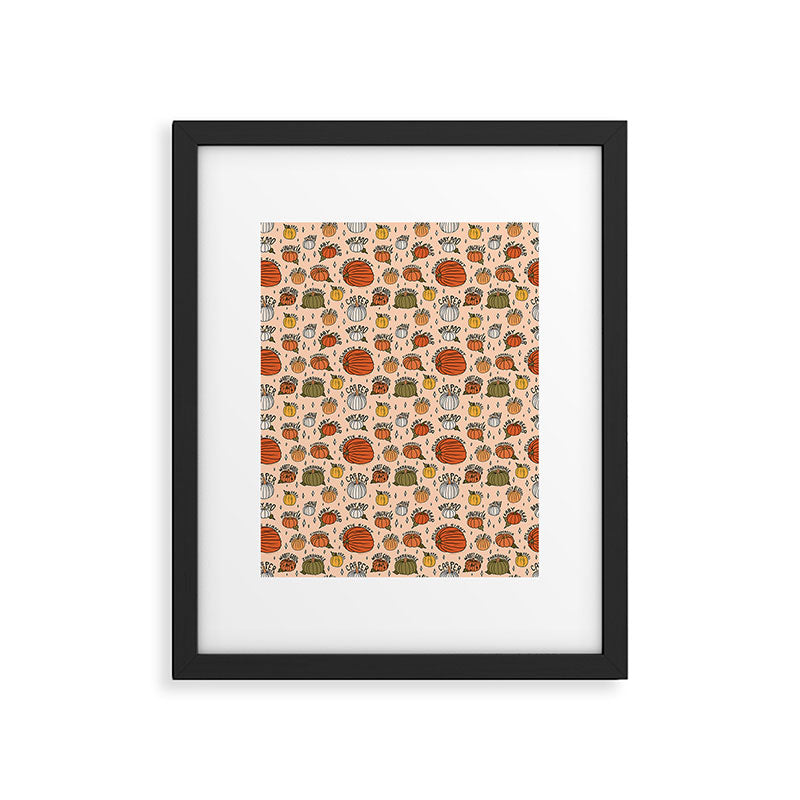 Types of Pumpkins Print Framed Art Print Gallery Image 6