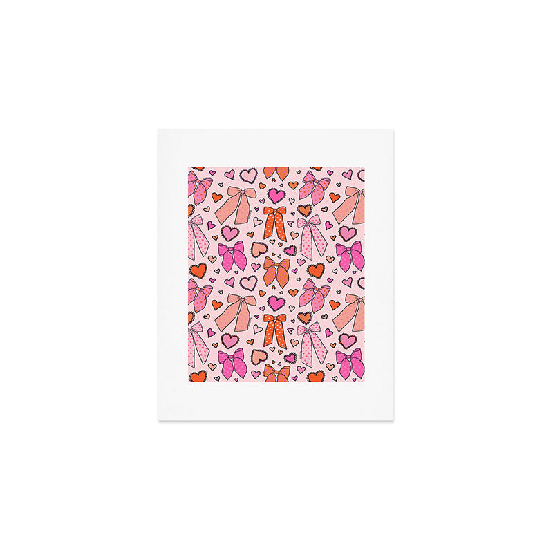 Valentine Bow Print Art Print Gallery Image 1