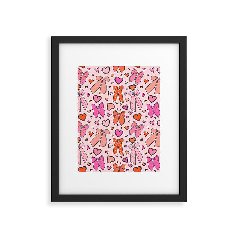 Valentine Bow Print Framed Art Print Gallery Image 6