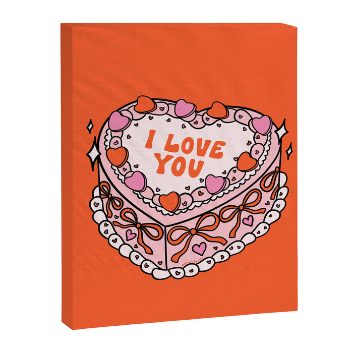 Valentine Cake Canvas Print Gallery Image 1