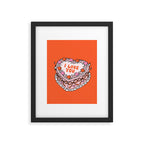 Valentine Cake Framed Art Print Gallery Image 6