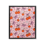 Valentine Cherry Print Framed Canvas Print Gallery Image 8