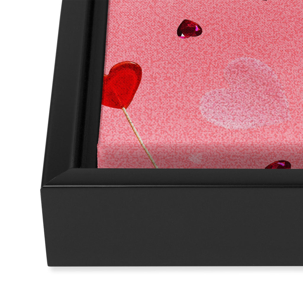 Valentine Collage Print Framed Canvas Print Gallery Image 3