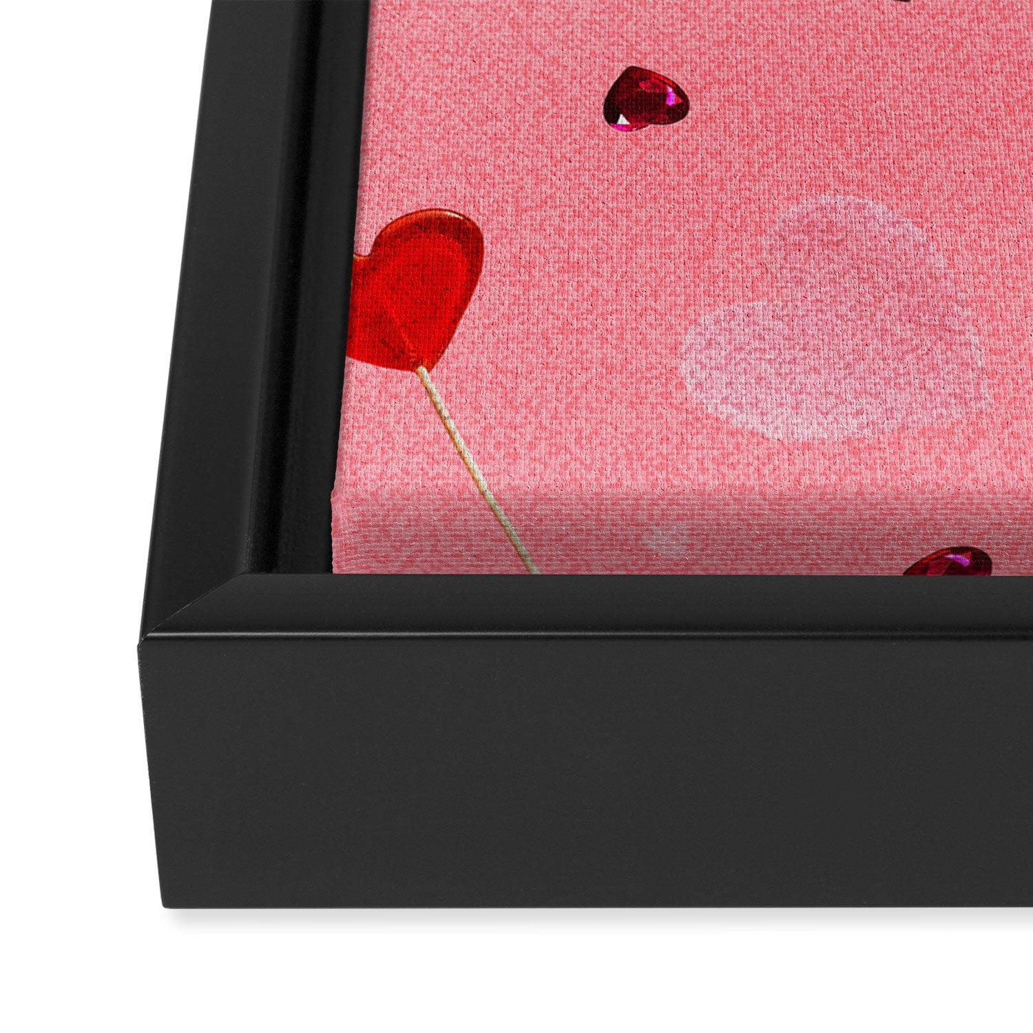 Valentine Collage Print Framed Canvas Print Gallery Image 3