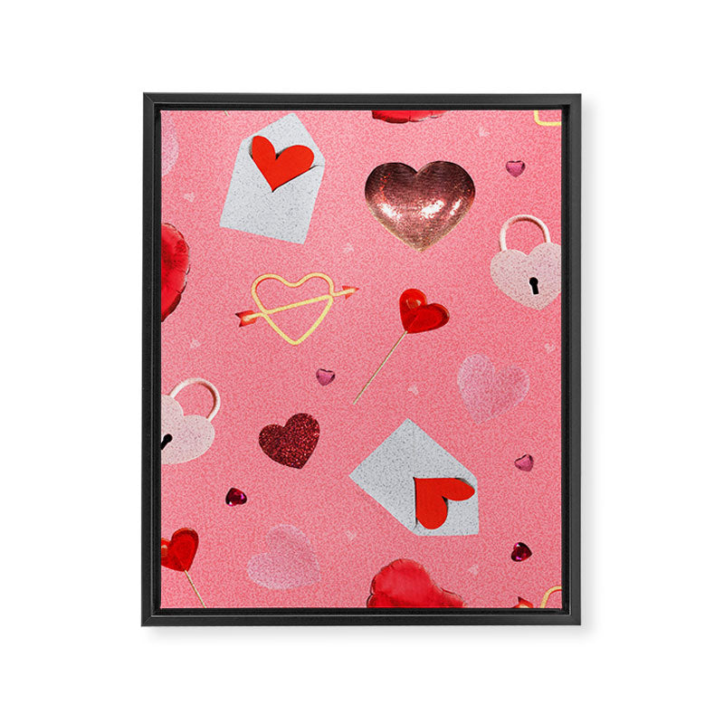 Valentine Collage Print Framed Canvas Print Gallery Image 8