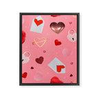 Valentine Collage Print Framed Canvas Print Gallery Image 8