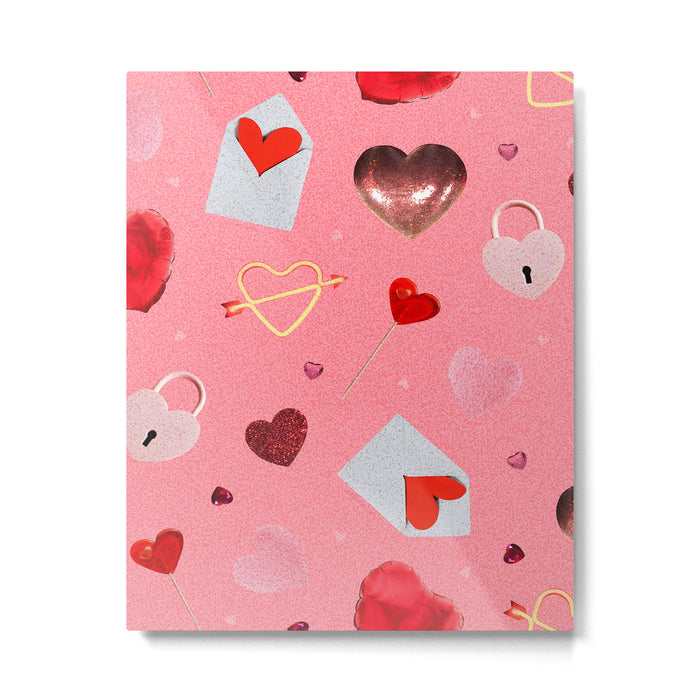 Valentine Collage Print Metal Print Gallery Image 1