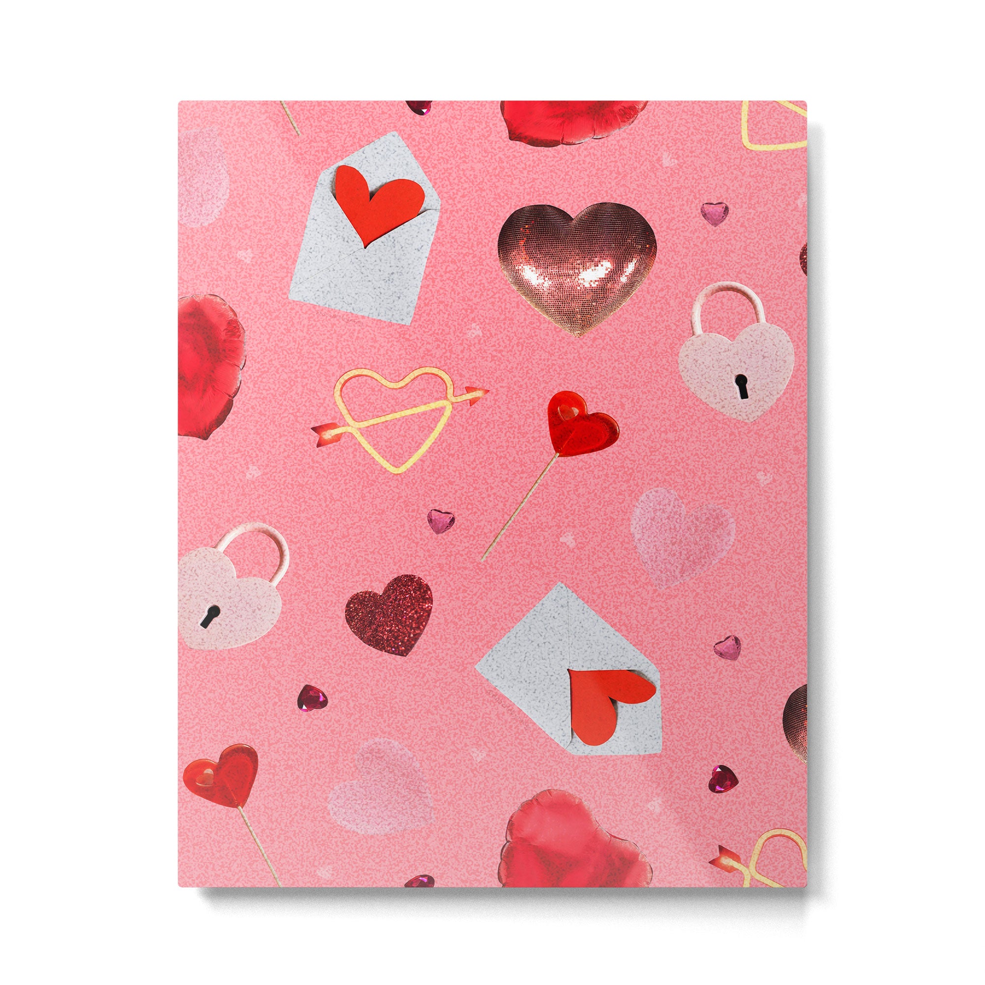 Valentine Collage Print Metal Print Gallery Image 6