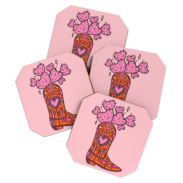 Valentine Cowboy Boot Coaster Gallery Image 1