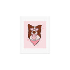 Valentine Dog Art Print Gallery Image 1
