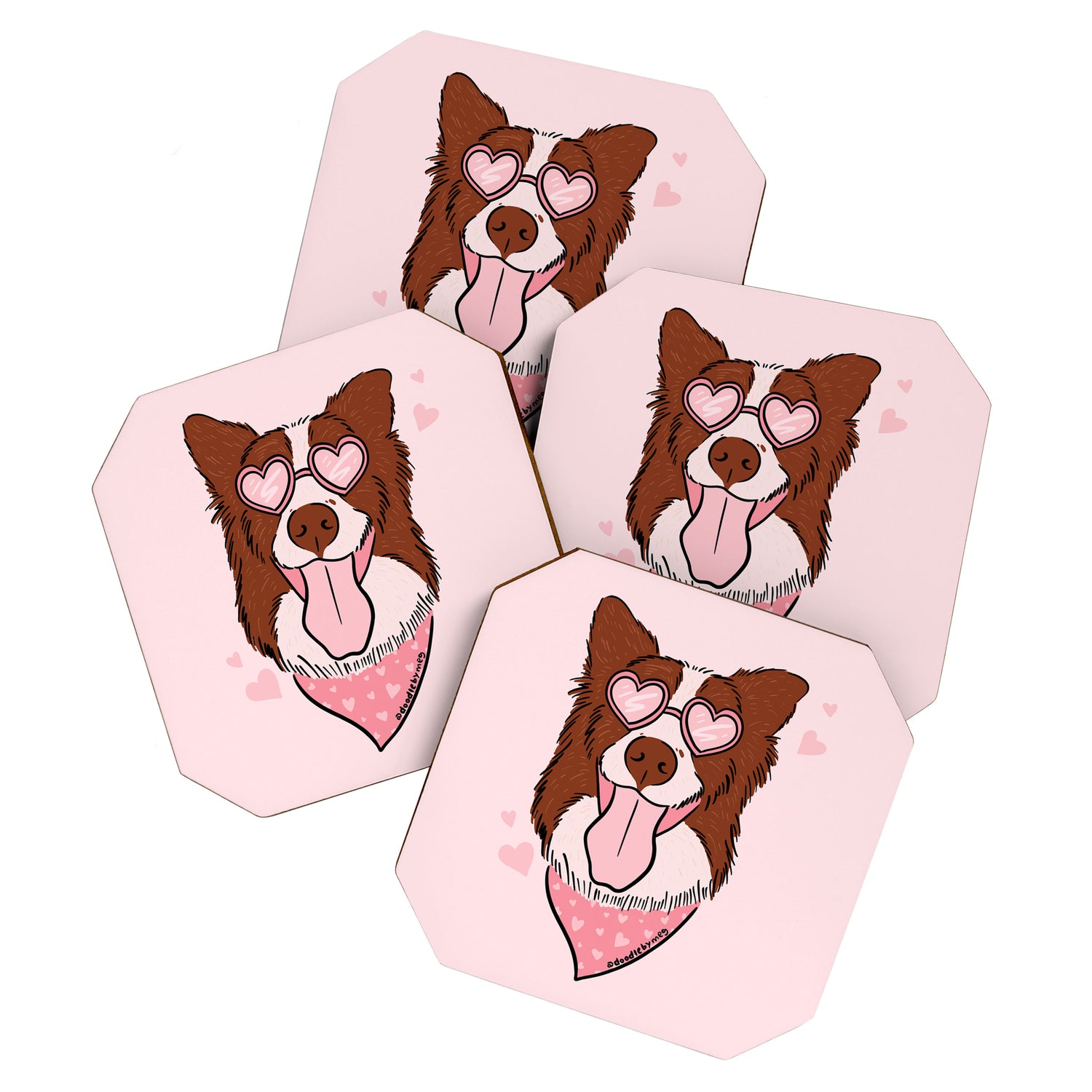 Valentine Dog Coaster Gallery Image 1