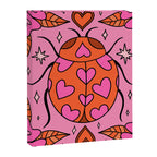 Valentine Lady Bug Canvas Print Gallery Image 8