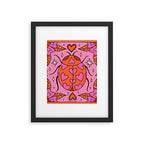 Valentine Lady Bug Framed Art Print Gallery Image 6
