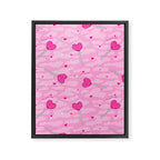Valentine Lollipop Print Framed Canvas Print Gallery Image 8